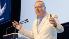 Former treasurer Peter Costello addresses a property conference last year.