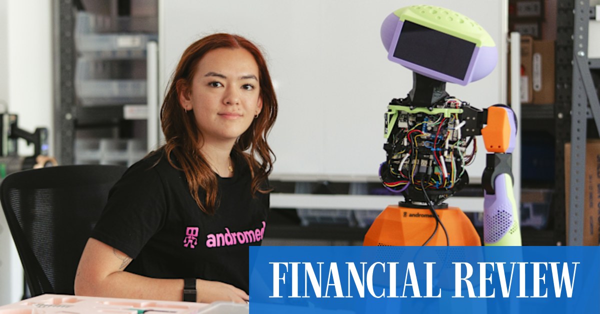 afr.com - Lauren Sams, Iona Rennie - Grace built a robot buddy during COVID. Her company is now worth $100m