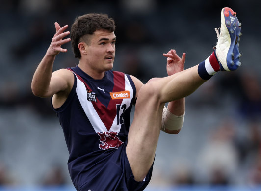 Harry Armstrong is set to be the first key forward picked in next month’s AFL draft.