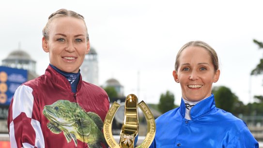 Kathy O’Hara and Rachel King will feature in the first Golden Slipper to boast two female jockeys.