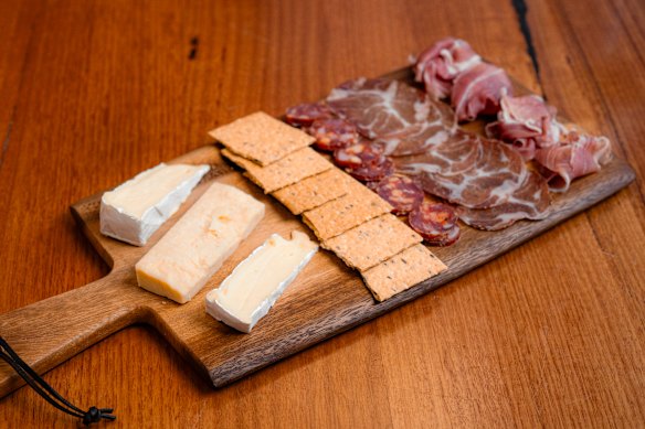 Grazing boards are available with tastings.