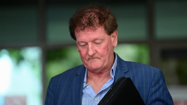 Ricky Nixon outside court on Tuesday.