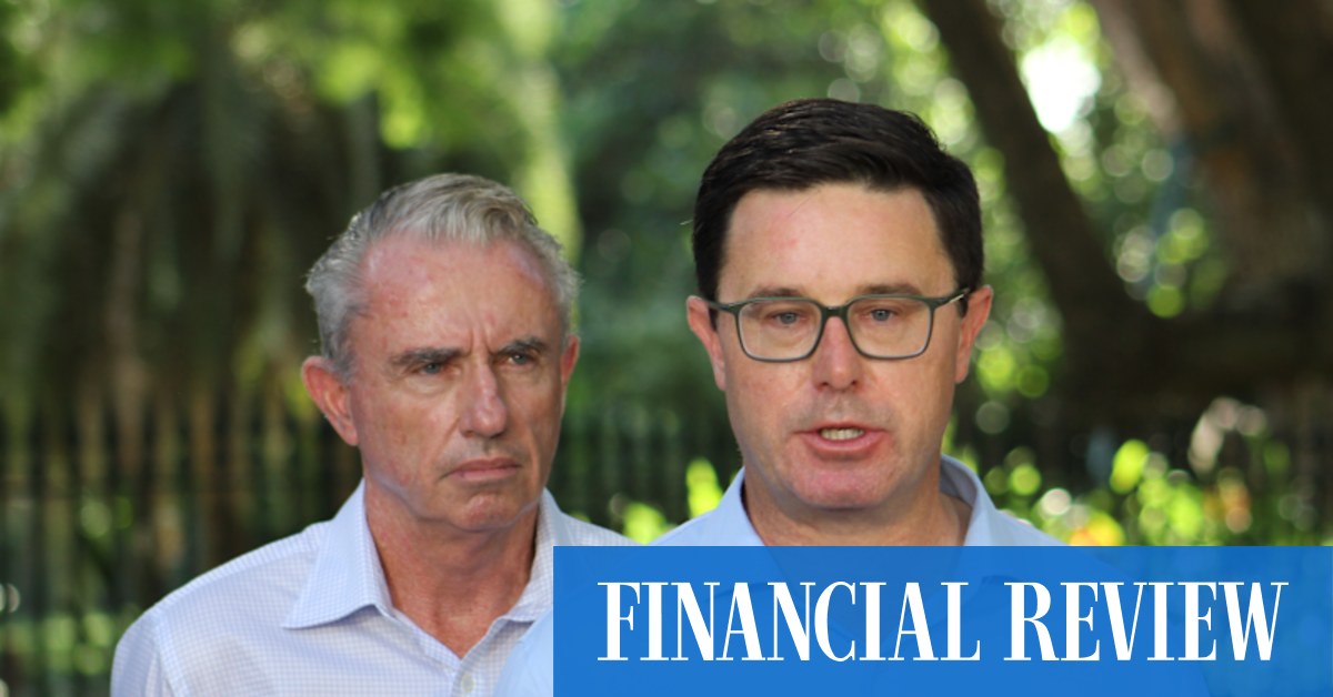 In a move that puts further pressure on Ley, the Nationals leader left open the possibility of a reunification if the Liberal leadership changed.