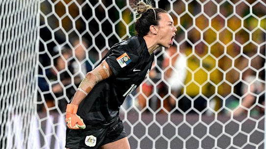 Mackenzie Arnold is a national hero - but you can’t buy your jersey.