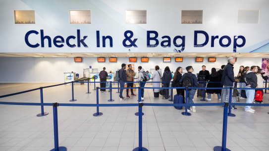 Check in queues move swiftly.