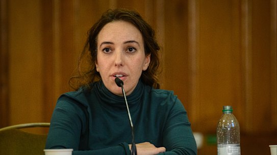 Stella Morris, partner of Julian Assange.