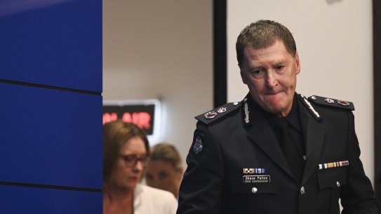 Shane Patton and Victorian Premier Jacinta Allan (left). 