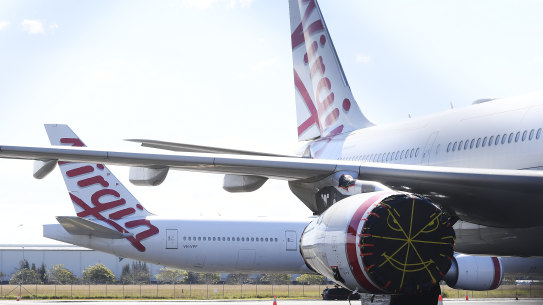 Five Virgin Australia flights have been affected by a positive COVID-19 case.