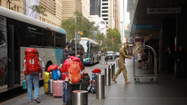 Three returned travellers in hotel quarantine have tested positive for the virus.