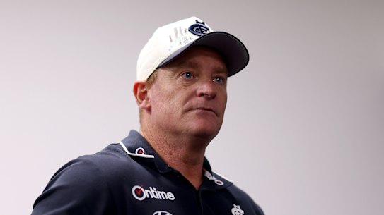 Carlton coach Michael Voss.