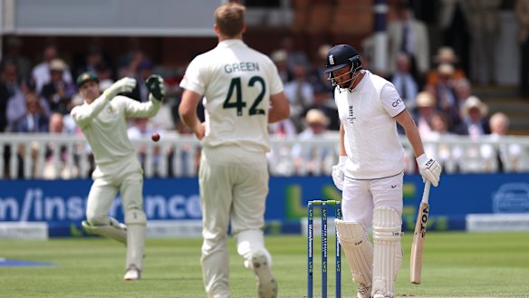 Alex Carey’s stumping of Jonny Bairstow features in a Cricket Australia advertisement for the Boxing Day Test.