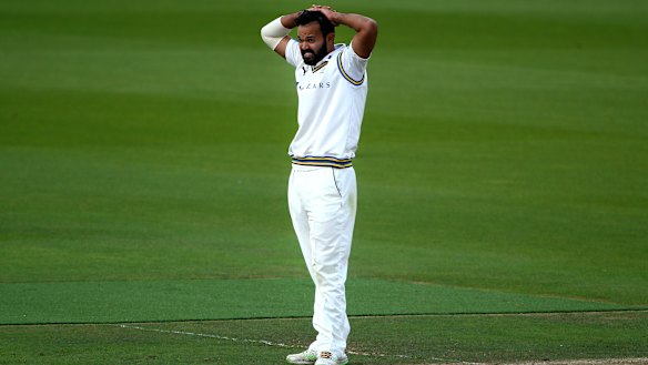 Azeem Rafiq during his time with Yorkshire in 2017.