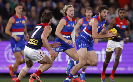 Bontempelli destroyed Melbourne’s much-vaunted midfield.