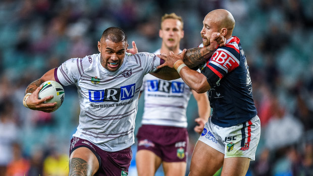 Departure: Frank Winterstein (left) could soon be on the move from the Sea Eagles.