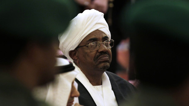 Former Sudanese President Omar al-Bashir in 2011.