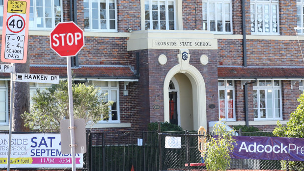 Ironside State School in St Lucia in Brisbane’s south-west became a close contact site in August thanks to normal student movements.