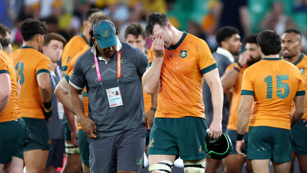 Nick Frost and the Wallabies come to terms with their shock loss to Fiji at the World Cup.