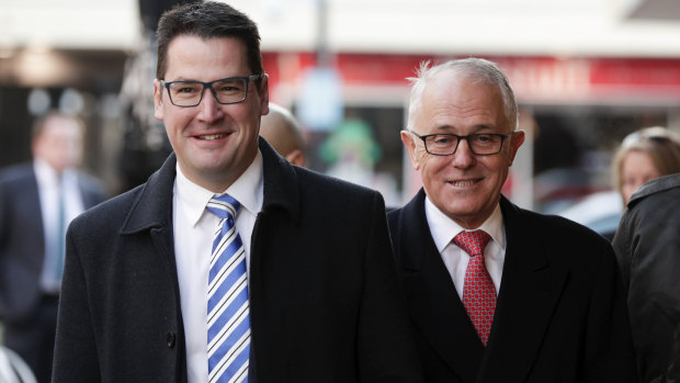 ACT Senator Zed Seselja with Prime Minister Malcolm Turnbull in June. Senator Seselja is opposed to euthanasia.
