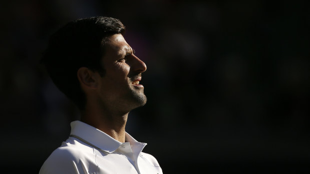 Novak Djokovic's time on court went considerably smoother than his post-match press conference.