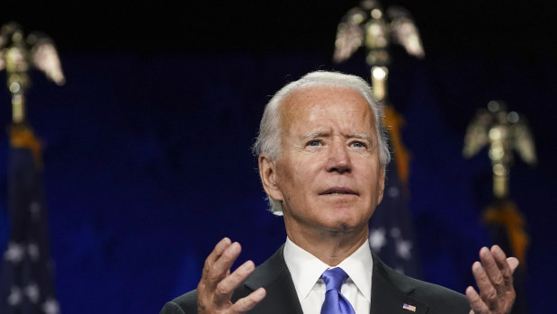 Democratic presidential nominee former vice-president Joe Biden will ramp up US climate change policy if he wins in November.