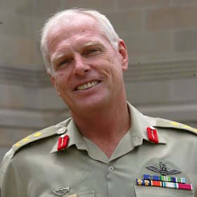 Jim Molan in uniform.
