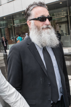 Bus driver Jack Aston outside the Melbourne County Court this month.