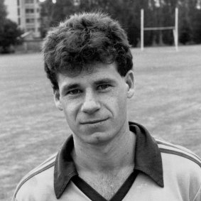 Warren Spink’s national team headshot from 1989.