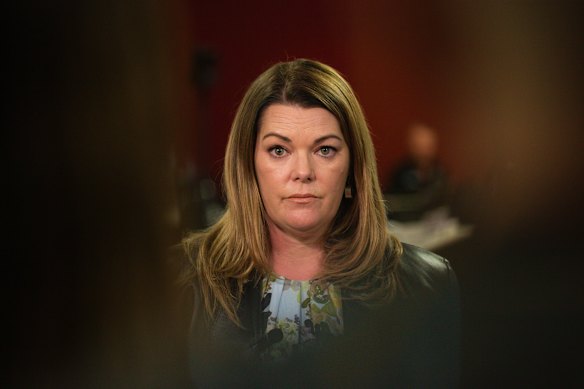 Greens senator Sarah Hanson-Young.