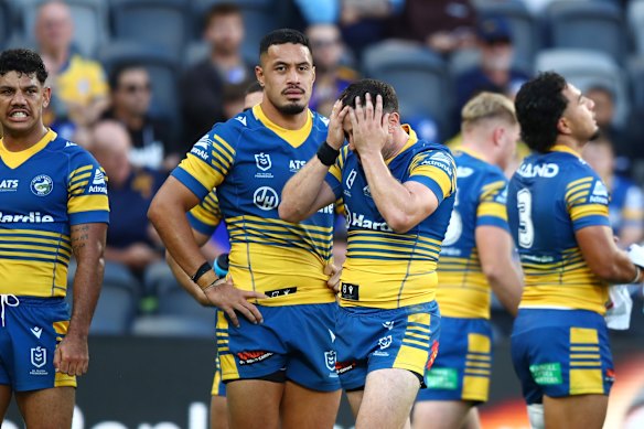 Mitchell Moses and the Eels are doing it tough in 2026.