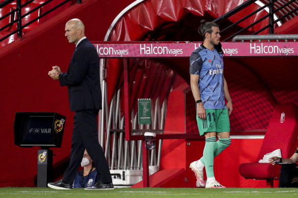 By the end of Gareth Bale's time at Real Madrid he and manager Zinedine Zidane could not manage even a cursory greeting.