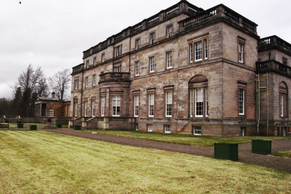 Whittingehame House in Scotland. During World War II, Jewish children rescued from Europe lived on the grounds and learnt farming, hoping to later migrate to Palestine.