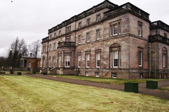 Whittingehame House in Scotland. During World War II, Jewish children rescued from Europe lived on the grounds and learnt farming, hoping to later migrate to Palestine.