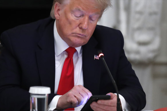 Much of Donald Trump's presidency has been conducted by tweet.