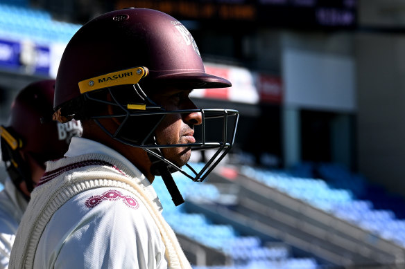 Star Queensland and Australia opener Usman Khawaja.