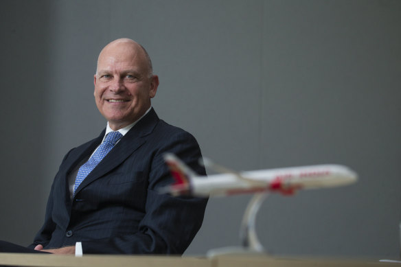 Air India chief executive Campbell Wilson in Brisbane on Thursday.