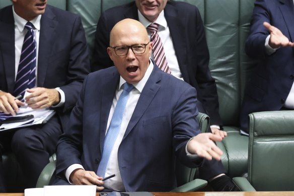 Opposition Leader Peter Dutton.
