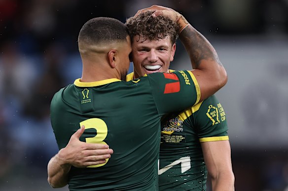 Jack Bostock made a stunning debut for the Kangaroos on Thursday night.