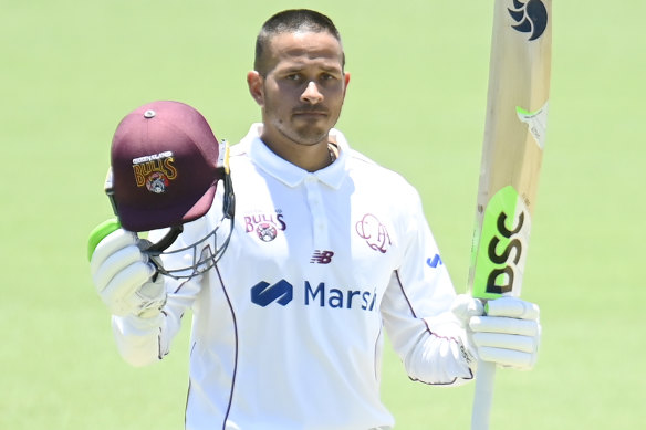 Usman Khawaja continued his fine form in the Sheffield Shield, scoring another hundred on Thursday.