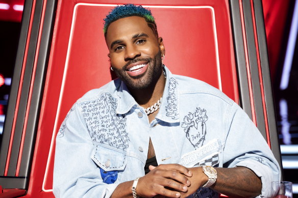 Derulo during this year’s blind auditions for The Voice.