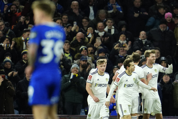 Elsewhere, a rampant Leeds stormed into the fourth round of the FA Cup with a 5-2 win over Cardiff City.