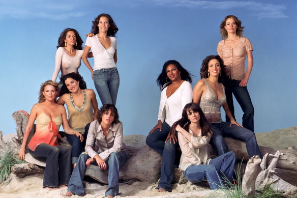 The cast of The L Word, which ran for six seasons after debuting in 2004.