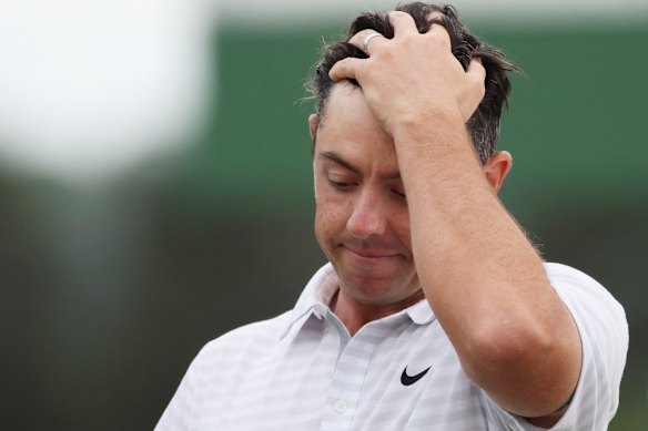 McIlroy missed the cut at the 2021 Masters. 