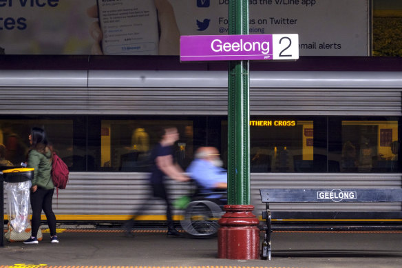 The Morrison and Andrews governments committed $4 billion towards fast rail between Melbourne and Geelong.