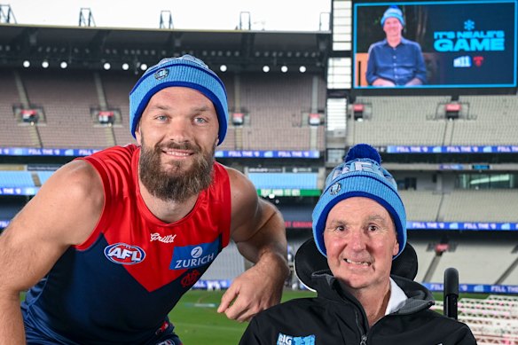 Melbourne captain Max Gawn relishes the chance to catch up with Neale Daniher before the annual Big Freeze match on the King’s Birthday public holiday.