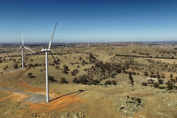 A wind farm at Coonooer, in north-western Victoria, would form part of a large western renewable energy zone.