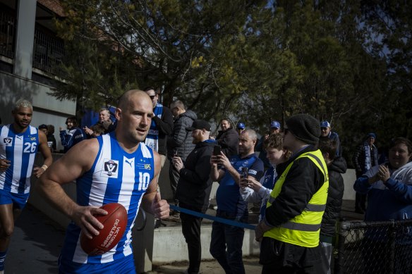 Ben Cunnington made his return to the VFL on Sunday.