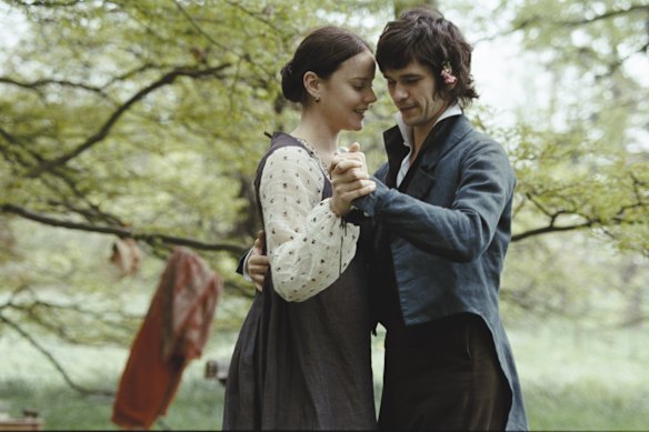 Ben Whishaw as John Keats and Abbie Cornish as Fanny Brawne in Jane Campion’s Bright Star. 