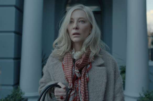 Cate Blanchett in Disclaimer, taking on a role with big Nic energy.