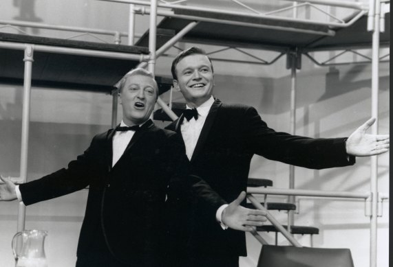 Graham Kennedy and Bert Newton