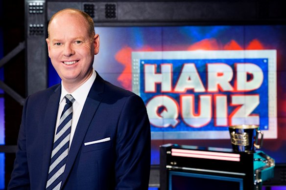 Tom Gleeson is back as promised on Hard Quiz.